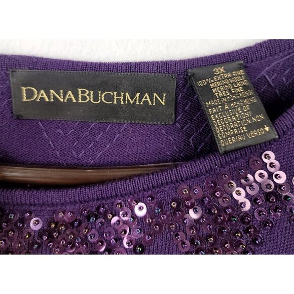 Dana Buchman Cutter Crafter Harlequin Sequin X Fine Merino Wool upcycle scrap - Picture 3 of 11